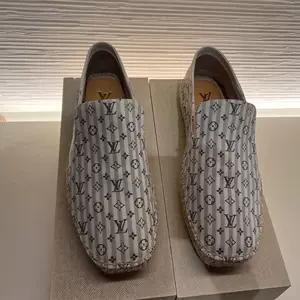 Louis Vuitton MONOGRAM Monogram Loafers Leather Logo Loafers & Slip-ons  (1A7VZE)