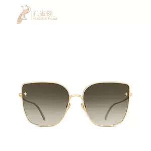 Louis Vuitton Z1626U LV Jewel Cat Eye Sunglasses , Gold, One Size