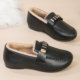 Old Beijing cotton women's shoes, elderly cotton shoes, women's slip-on plus velvet mother's cotton boots, snow boots, women's shoes, warm shoes