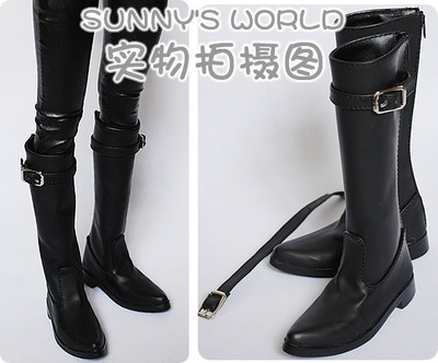 taobao agent BJD boots sun26 Uncle Uncle Uncle 3 points 4 points long boots black white SD baby