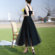 Black new net gauze skirt women's summer skirt skirt skirt small fat MM high waist temperament