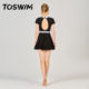 TOSWIM body dress swimsuit women's summer swimsuit covers flesh and looks slim and backless swimsuit sun protection beach vacation style