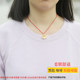 Pendant lanyard braided necklace rope women's red and black collarbone with rope sweater chain gold pendant jade pendant lanyard