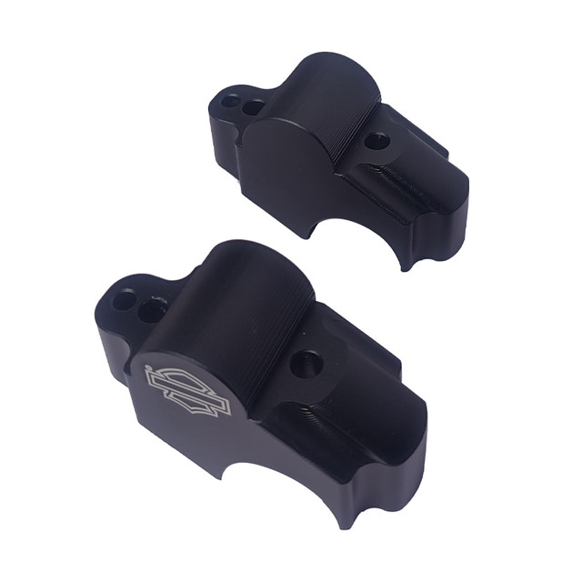 Motorcycle Harley Street Fighter Fat Bully Gliding Modified Handlebar Increase Size Handlebar Increase Higher and Move Back to Climb