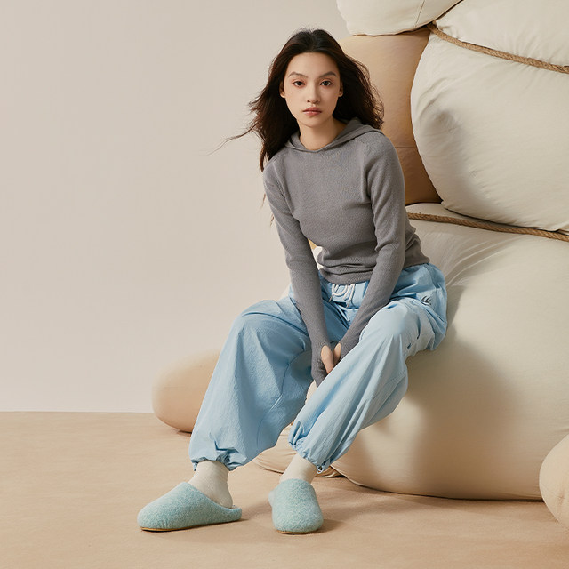 Park Ximuguang couple felt cotton dragging female winter new fashion, simple warm warm warm warm warm warm warm warm warm warmth home
