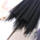 High-end drooping black gauze skirt irregular mesh skirt women's winter 2025 small skirt long skirt skirt