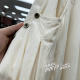 Design-sensory button pocket big sway skirt for women in summer 2025 new high-waisted slim black skirt long skirt
