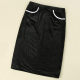 2025 summer and autumn new casual straight skirt for women with high waist slim gold velvet sports one-step hip-wrap short skirt