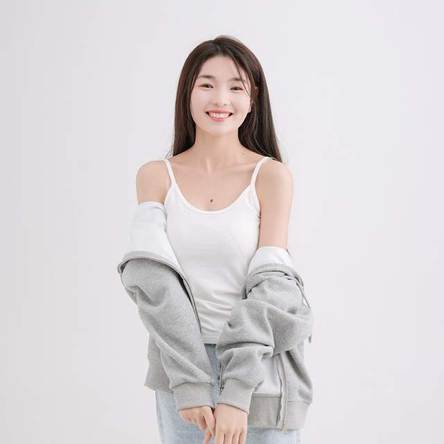 Autumn and winter suspender inner vest for women new solid color cotton wool knitted white slim base plus velvet thermal underwear