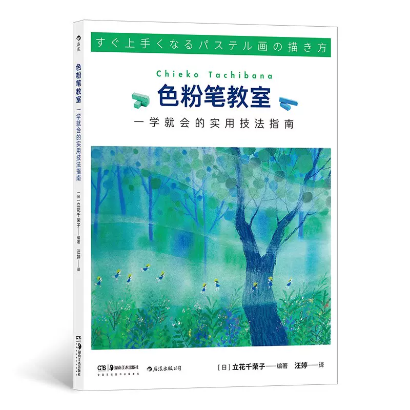 后浪正版现货色粉笔教室一学就会的实用技法指南立花千