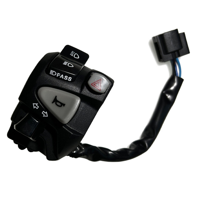 Thai motorcycle switch accessories left handlebar Click150 accessories modified double flash turn signal switch assembly