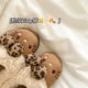 
Leopard print kt cat~! Hot girls ins cute cotton slippers for women with velvet and thick-soled high-heightening fur slippers trendy