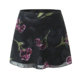 American retro flower printed mesh skirt for women short sexy high waist cover hips and slim A-line skirt short skirt