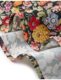 2024 autumn new retro temperament fashionable and versatile mid-length skirt high waist slim printed A-line skirt for women autumn