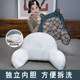 Retro style bedside cushion soft waist protection pillow large backrest sofa pillow on bed reading pillow dormitory student summer