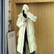 Shiduqi 2025 new 95 white goose down jacket for women with long knee thickened puffs to make them look slim and stand-up collar jacket winter