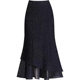 2025 new high waist fish tail hip skirt for women with spring and autumn medium long spring large size slim silk base skirt
