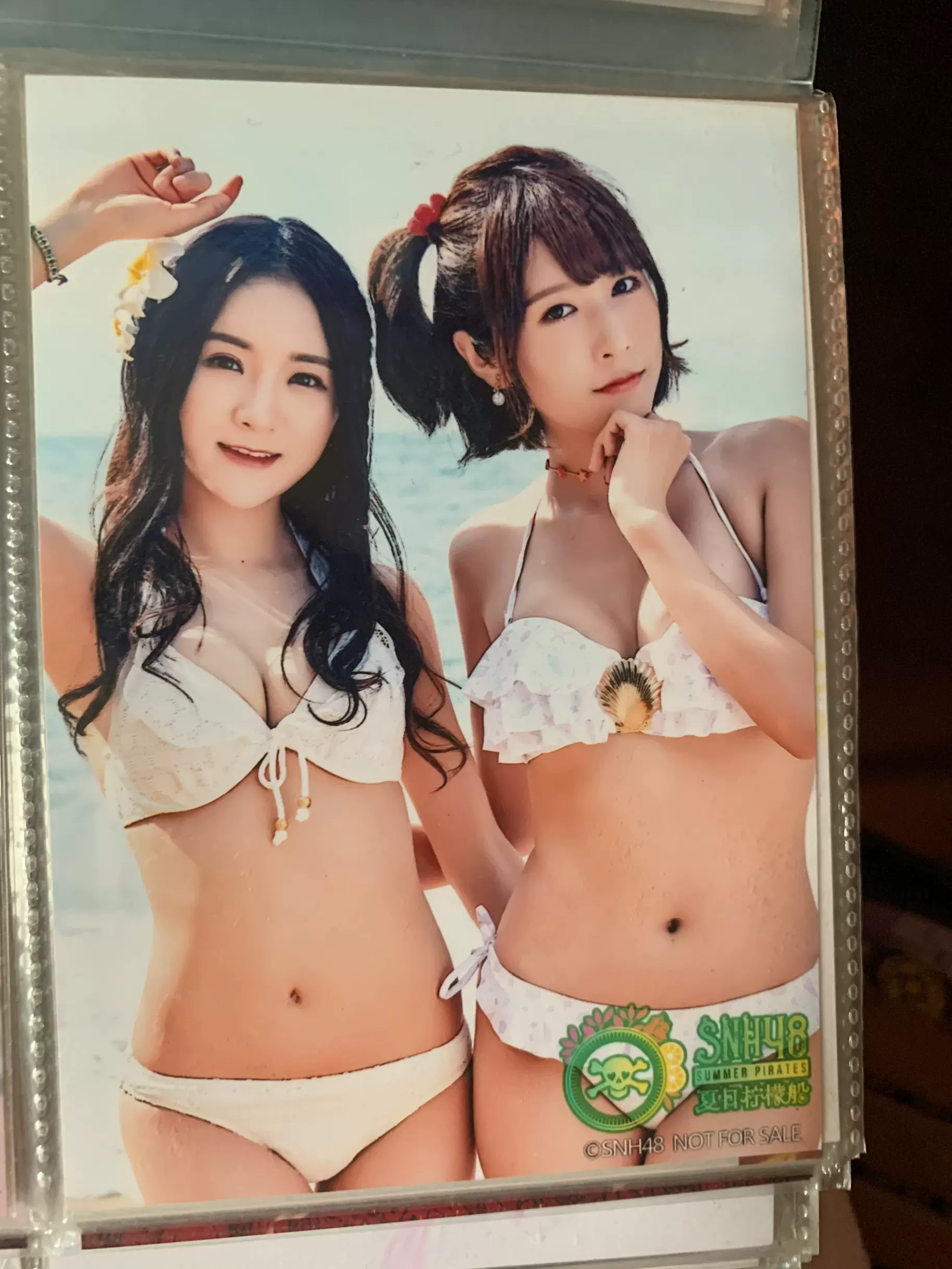 Snh48 莫寒夏日柠檬船水着泳装合照生写