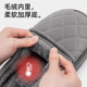 Cotton slippers for men winter 2025 new indoor home non-slip warm waterproof elderly wool slippers men's thick sole