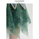 LULUALWAYS25 summer new style stylish commuter mesh splicing irregular skirt
