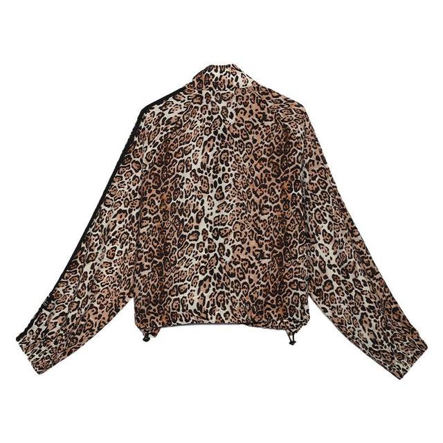 Tuogu Fashion Brand American Hot Girl Leopard Cardigan Jacket Women's Spring New Drop Painted Casual Jacket Thin Sun Protection Clothes
