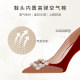 Ailila red wedding shoes for women 2025 new spring Chinese style with Xiuhe clothes bride high heels without tiring feet