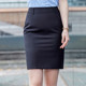 Professional dressing skirt Boarded fabric suit suit women's skirt hip skirt black business skirt invisible pocket West skirt
