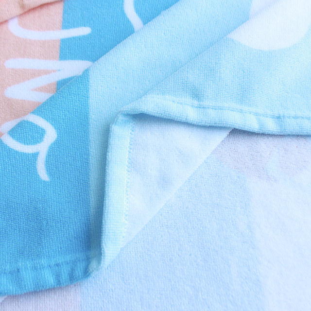 Children's bathing quick -drying velvet Wipe Water can wear soft water absorption, no hair beach bath towels