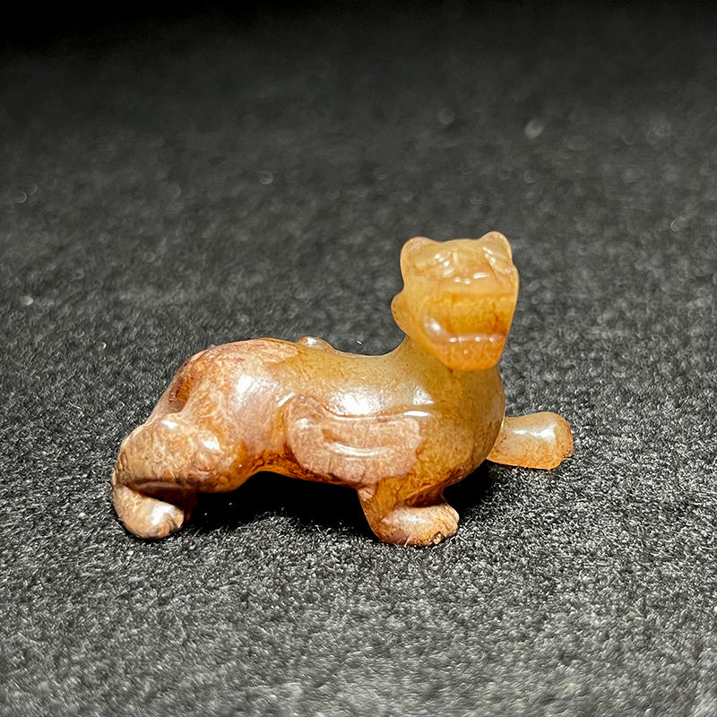 明以前和田白玉圆雕玉兽和田玉籽料高古玉真品玉器文玩老物件收藏