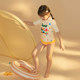 Aidor baby swimsuit 2024 new children's split skirt girl swimsuit princess style cute swimming trunks
