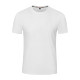 
Pure cotton short-sleeved T-shirt custom class uniform printing logo loose round neck large size advertising shirt DIY group party work clothes
