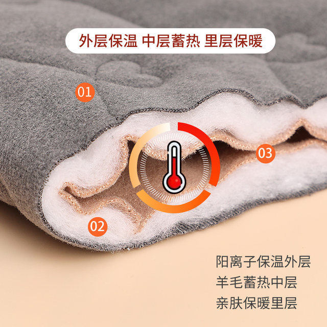 Mom women's winter pullover cotton jacket with thermal underwear for middle-aged and elderly people, close-fitting small cotton jacket with liner and cotton coat set