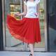 Summer skirt Children in summer, summer skirts, thin size umbrella skirt big skirt, short skirt, all -match A -line dancing skirt
