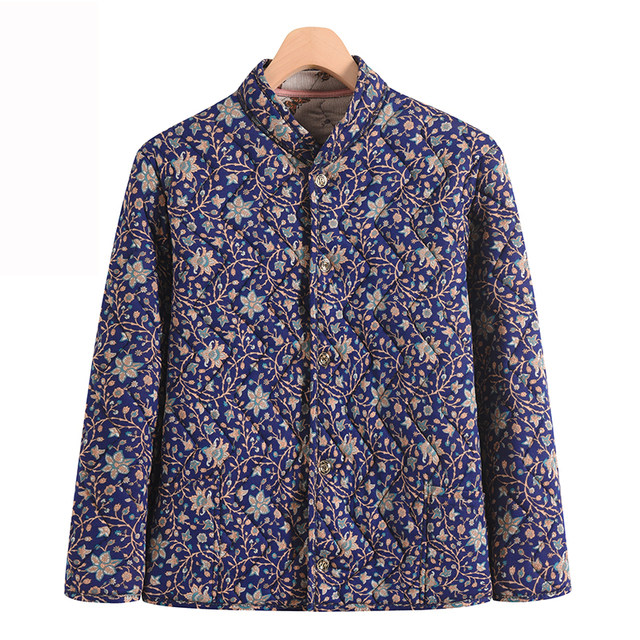 Middle-aged and elderly mothers' winter thickened cotton-padded jacket for women 200 Jin [Jin is equal to 0.5 kg] Grandma's inner wear plus fat and enlarged cotton-padded jacket