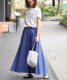 JS re1ume hot style, light and elegant posture, versatile and practical wear, trouser midi skirt