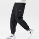 Cordy -lush pants men's winter plus thickened thermal pants loose pants casual sports pants bouquet foot Haron trousers

