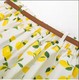 European and American retro large size lemon print irregular skirt Hong Kong style waist-hugging cute sweet big skirt