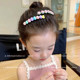 Cute bangs hair clips on the forehead children's inserts and combs the hair and finishing artifact for girls' back head hair card little girl headwear