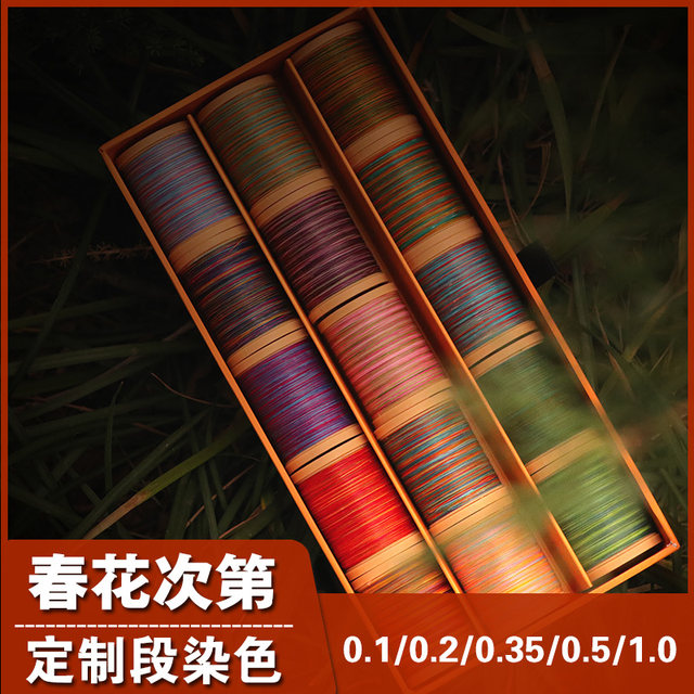 Customized section dye wax line color wax line high -light Thai wax dye 0.1 South American color 0.2 South American color line editing
