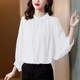 220Jin [Jin equals 0.5 kg] Large size women's mother's red chiffon shirt with a quarter-sleeved shirt with a fashionable age-reducing shirt covering the belly