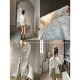 GV Dabai Ge Sena afternoon Heavy Industry Embroidery Flash Filter Three-dimensional Lace Shirt French New Chinese Top Women
