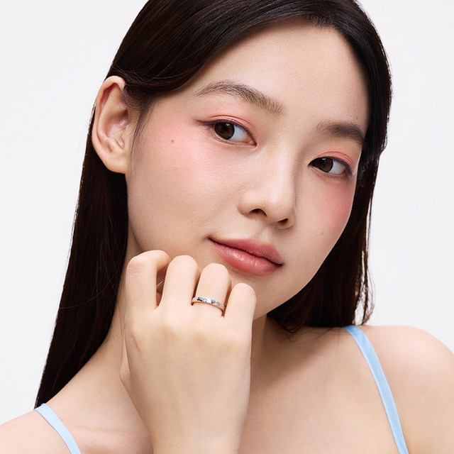 
Cartilo Ruler Star Couple Ring S925 Silver Ring A pair of niche design birthday gift for girlfriend