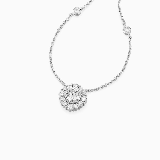 Catiro Starry Necklace for Girls S925 Silver Light Luxury Niche Design Simple Clavicle Chain Birthday Gift for Girlfriend