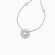 Catiro Starry Necklace for Girls S925 Silver Light Luxury Niche Design Simple Clavicle Chain Birthday Gift for Girlfriend