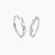 Catiro Meteor Secret Word Couple Ring 925 Silver High-end Sense Ring Birthday Goods Gift for Girlfriend