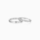 
Cartilo Love Twist Couple Ring Couple Ring 929 Silver Su Circle Anniversary Gift for Boy and Girlfriend