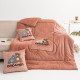 Thickened milk velvet pillow quilt The dual -use car pillow pillow office sofa folding nap to be two -in -one
