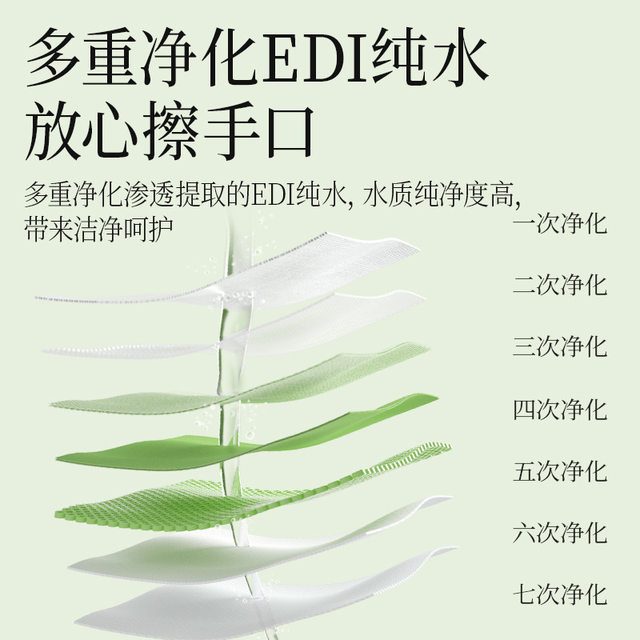 Plant protection wet wipes suitable for mother and baby, wet wipes for hands and mouth, 8 pieces of 60 packs of wet wipes, mini small bag, portable whole box