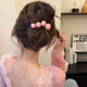 Simple temperament pearl hair clip for women's back of head high-end feeling, one-twined clip, large-size hair clip, 2025 new model
