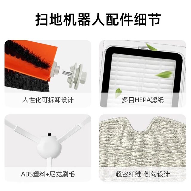 Adaptation of Xiaomi Mimi Family Sweeping Robot 1C 1T 2C Accessories ...